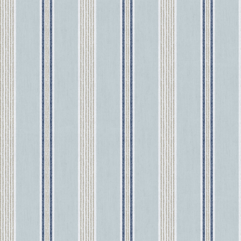 Rollingwood 10m x 53cm Non-pasted Matte Roll, Blue/Silver/Grey