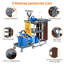 Chariot de nettoyage commercial sur roulettes