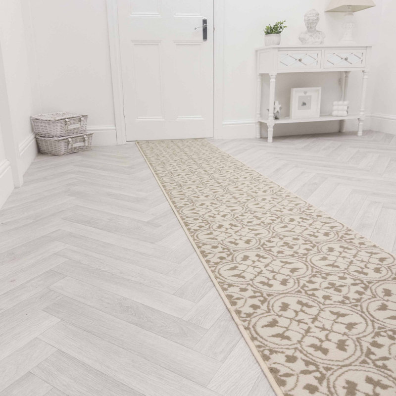Runner Geometric Shapes Area Rug, Runner 60 x 390 cm