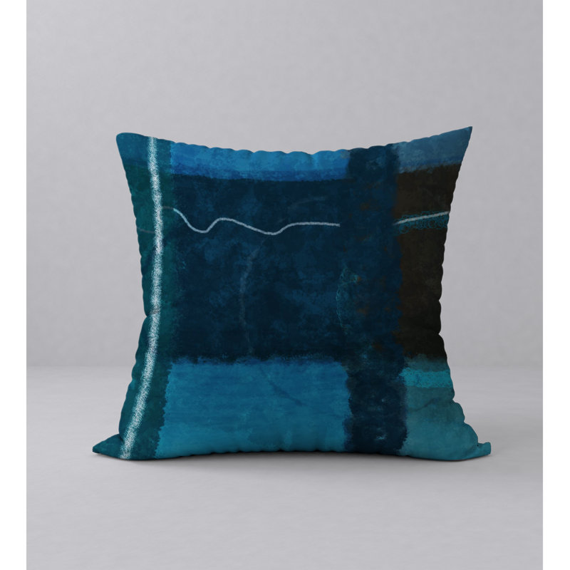 Housse de coussin carrée décorative surdure et insert, 24 po x 24 po