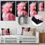 Perroquet rose au paradis I - art mural en métal-1769537377