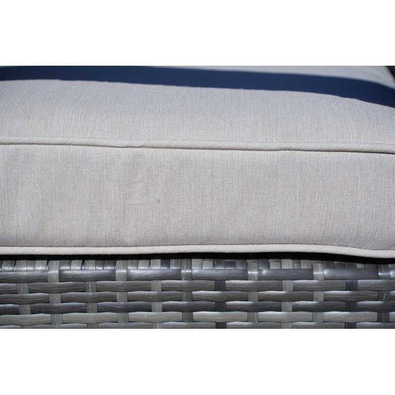 Chaise de patio avec coussins Momoyo Two