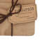 Naturals Wood Square 4 Piece Coaster Set