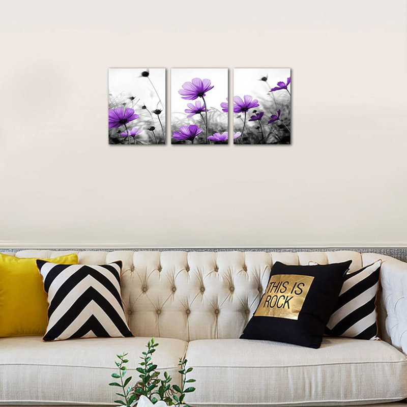 3 Piece Wrapped Canvas Print, 40 cm H x 30 cm W
