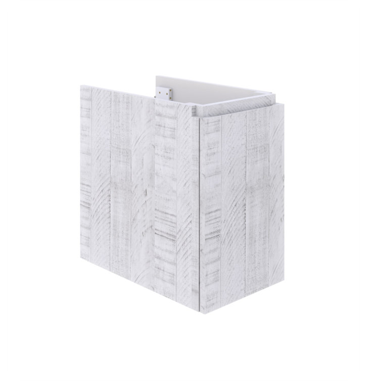 Base de meuble-lavabo mural flottant double 58 po Fresca Formosa - Base et lavabo non inclus