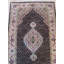 Tapis brun en laine noué à la main Mahi Tabriz