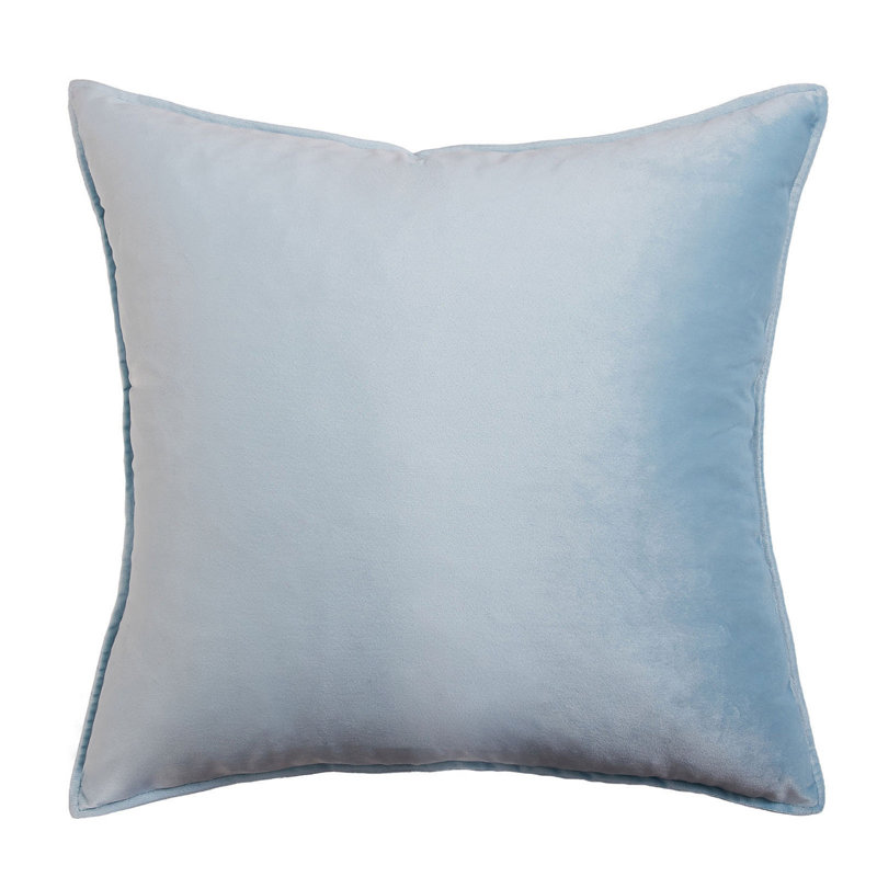 Housse de coussin Flveted Velvet, Bleu clair