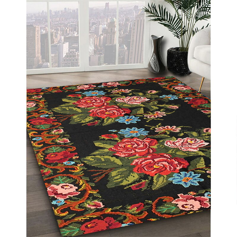 Damase Oriental Indoor Rug, Square 8'