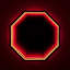 Miroir infini 3D octogonal clair / grand-123223875