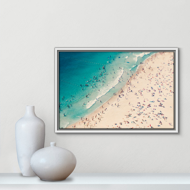 Shamir Summer Fun I - reproduction de photo, H 13,5 po x l 19,5 po x P 2 po, Toile avec cadre blanc