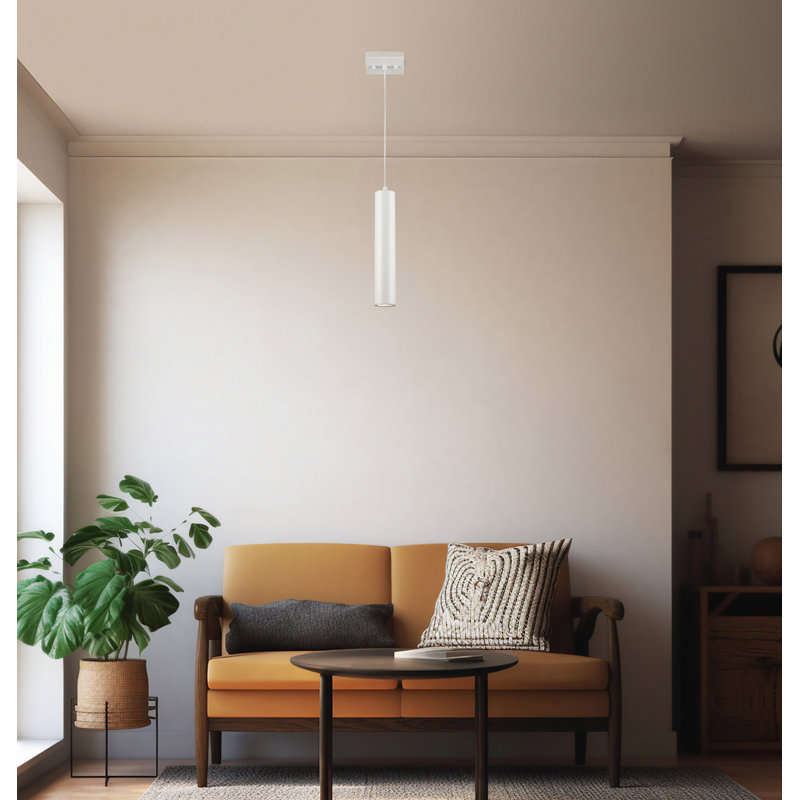Luminaire suspendu 1 lumière Southshore Lodi, Blanc