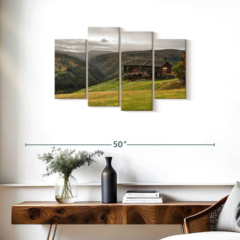 Lilie Norwegian Farmhouse, 22" H x 36" W