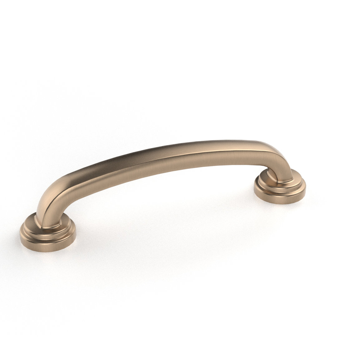 (Single) Sullivan Door and Drawer Pull 3.8in Center-to-Center Kruse Hardware 