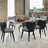 Large 68.8" Rectangular HDPE Outdoor Dining Table, Seats 6-8 People, All-Weather Resistant Terrace Sideboard for Garden Patio Dining Table-587153038