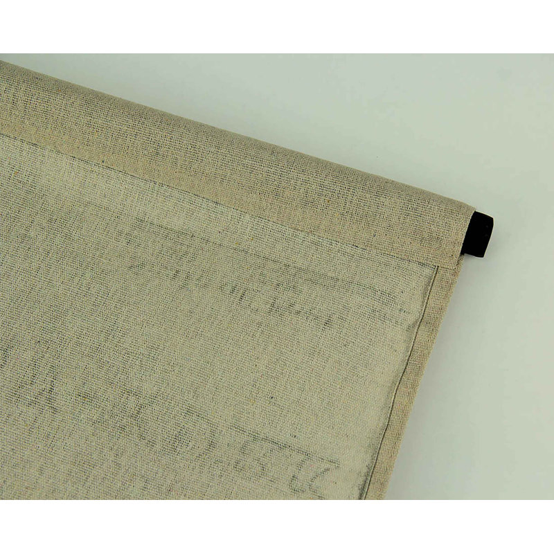 Tente murale rétro vintage en toile de carte New York avec aspect de papier vieilli beige et chevilles de bois - H 40,25 po x l 33,75 po x P 0,5 po