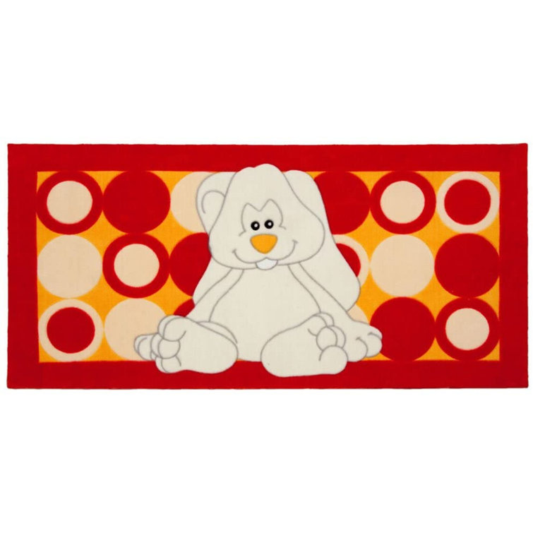 Isabelle & Max Flatweave Red/Yellow Rug | Wayfair.co.uk