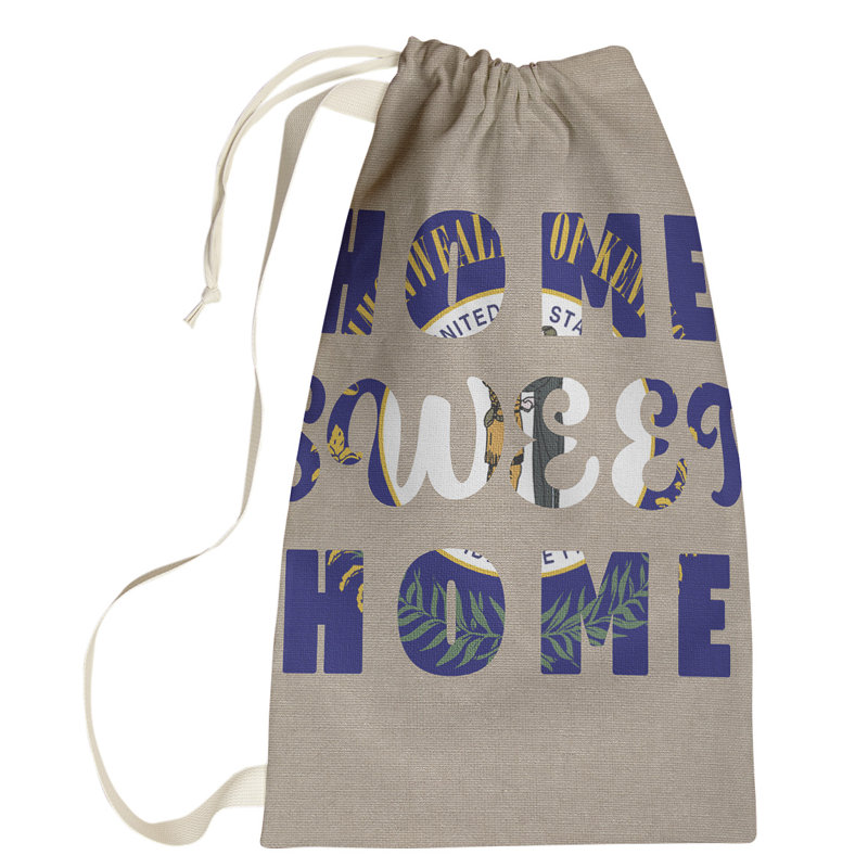 Sac à linge Home Sweet Home, Petit (H 64 po x l 20 po x P 1,5 po), Kentucky