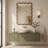 Wavy Solid Wood Frame Decorative Mirror-1096027332-1096027330