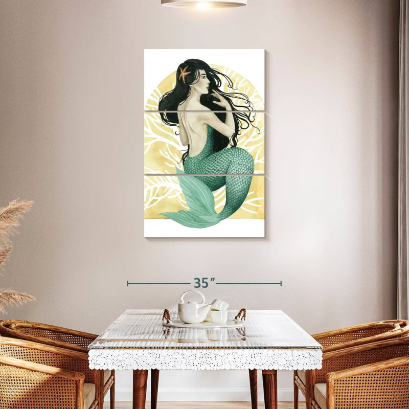 Ashelle Deco Mermaid II, H 45 po x l 28 po