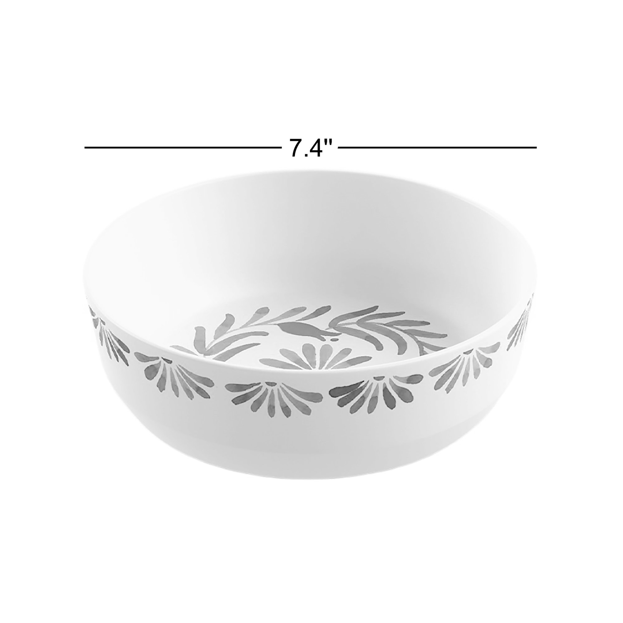 Tarhong 7.4" W Round Melamine Pasta Bowls