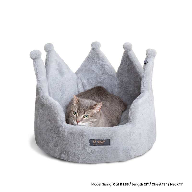  Lit matelassé gris clair Pet Pet