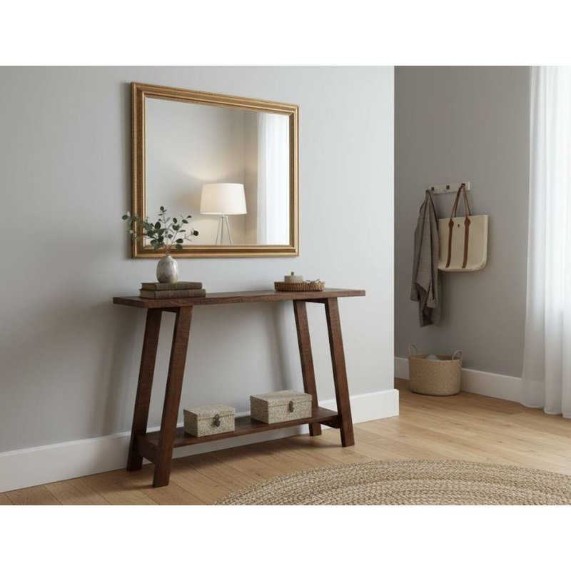 Console Nick en bois récupéré, Noyer