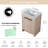 Diandrea Freestanding Single Bathroom Vanity Set With Ceramic Top-685419275-685419278