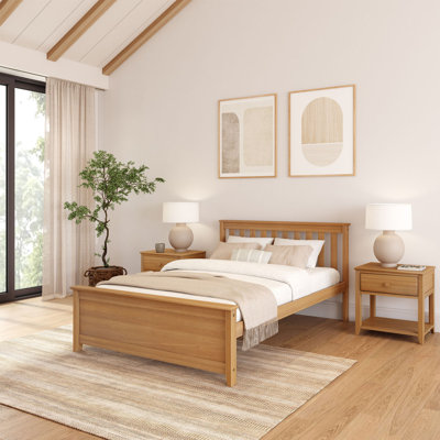  Rosenthal Solid Wood Slat Bed