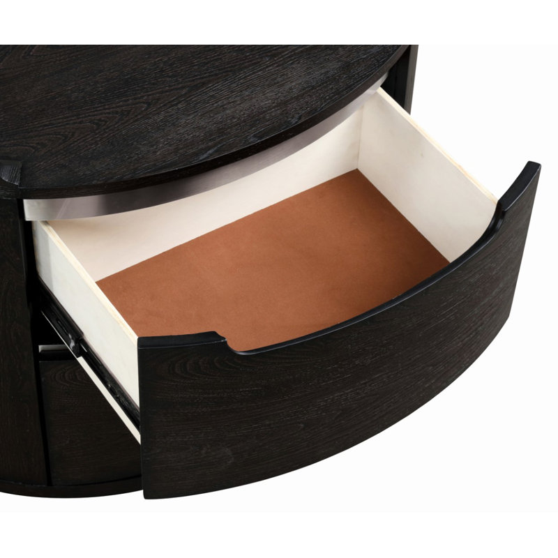 Table de chevet, noir