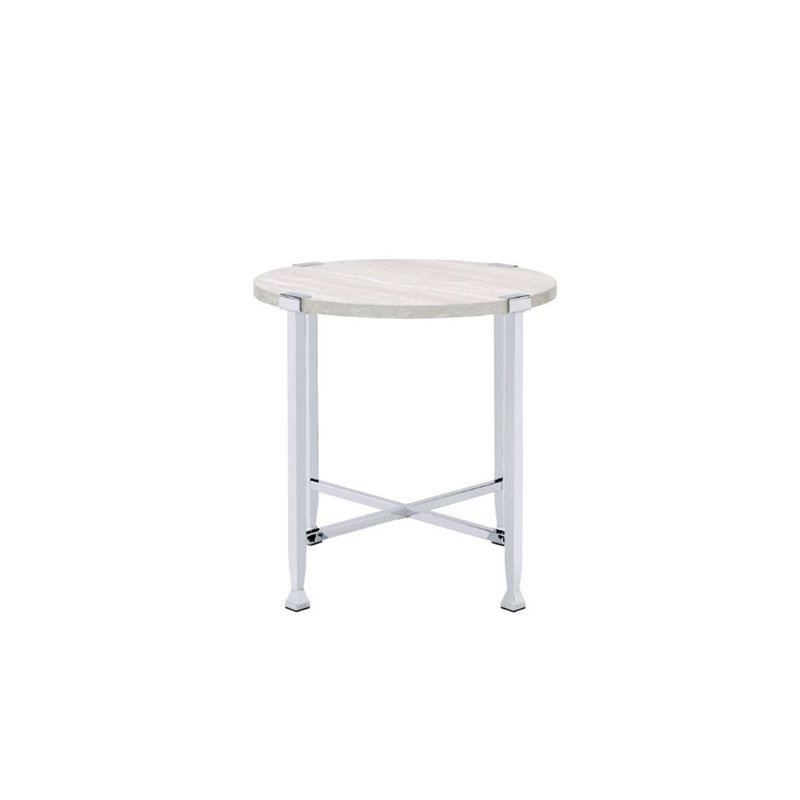 Table de bout Soffit, H 24,07 po x l 24,04 po x P 24,03 po