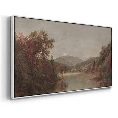 Série paysage - DCCXCVII - Toile tendue avec châssis encadré - Prêt à être accroché