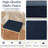 Outdoor Chair Cushion Set of 2 Waterproof Fade-Resistant Olefin Seat Cushions-523982080
