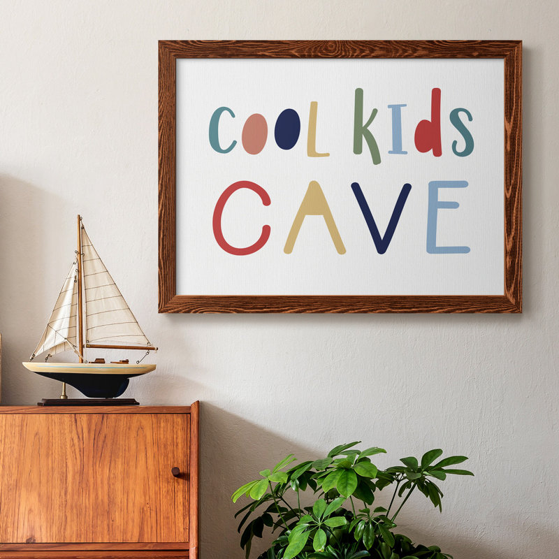 Cool Kids Cave - reproduction d'art sur toile, Érable, H 17 po x l 20 po x P 1 po