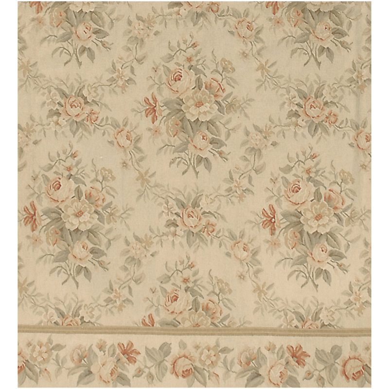 Wool Oriental Area Rug, Rectangle 2' x 4'