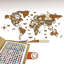 Wooden World Map Wall Art with Flag Stickers – 3D Layered Wood Décor & Travel Tracker-1604674382