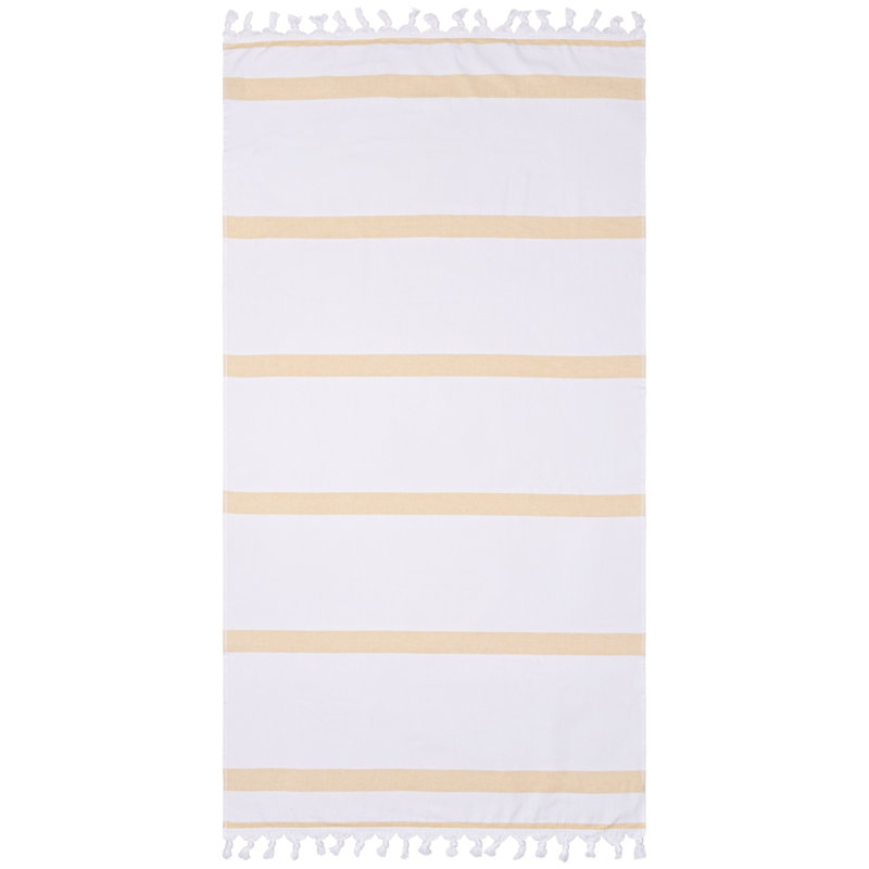 Très grande serviette de plage Marlene, Jaune