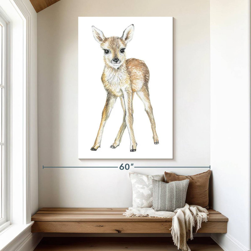 Baby Deer, 51" H x 34" W