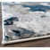 Navarra Auden Abstract Sapphire Blue Area Rug