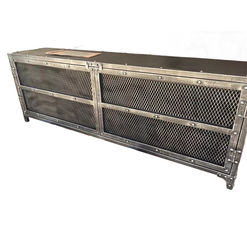 Kimimela Sideboard, Silver, 21.65" H x 47.24" W x 15.74" D