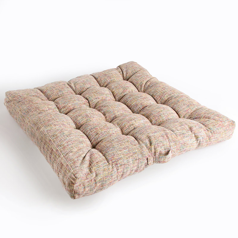  Coussin décoratif rayé intérieur / extérieur en polyester, H 40 po x l 40 po, Avery Summer