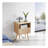 15.75" Rattan End Table With  Drawer And Solid Wood Legs, Modern Nightstand, Side Table For Living Room, Bedroom,Natural-427712680
