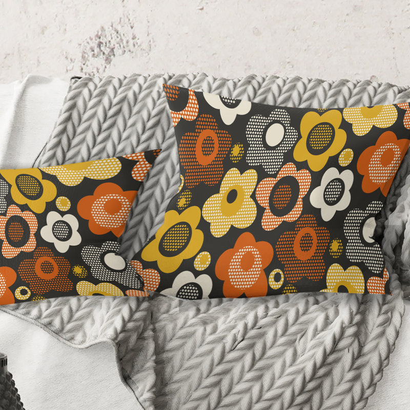 Coussin Retro, 18 po x 18 po