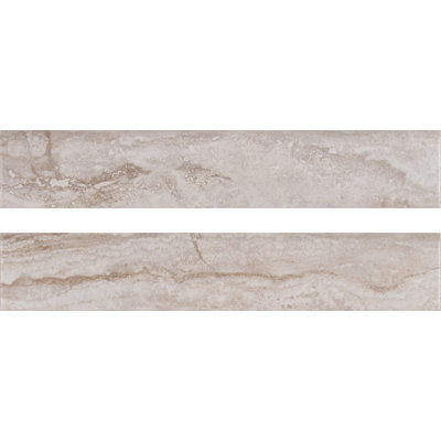 Carreau de faïence en porcelaine mate 3 po x 18 po Beraldi Travara
