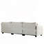 Canapé 3 places en tissu chenille profond-601297878