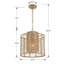 Luminaire suspendu tambour 1 lumière Aretha Karlie-172102250