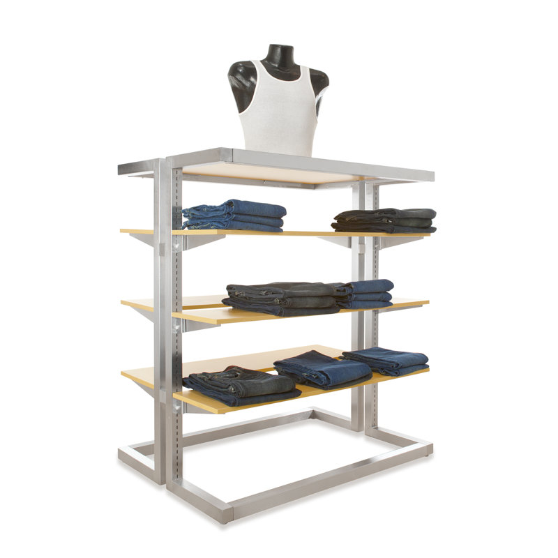 Cedric 2 Piece Cube Shelf with Adjustable Shelves