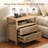 Rattan Nightstand With 2 Drawers,26''Farmhouse Bedside Table-1838655193-1838655192