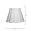 Scalloped 1-Light Wall Sconce, White Linen
