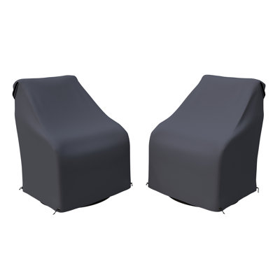 Addallee Swivel Premium All-Weather Wicker Outdoor Lounge Chair Covers