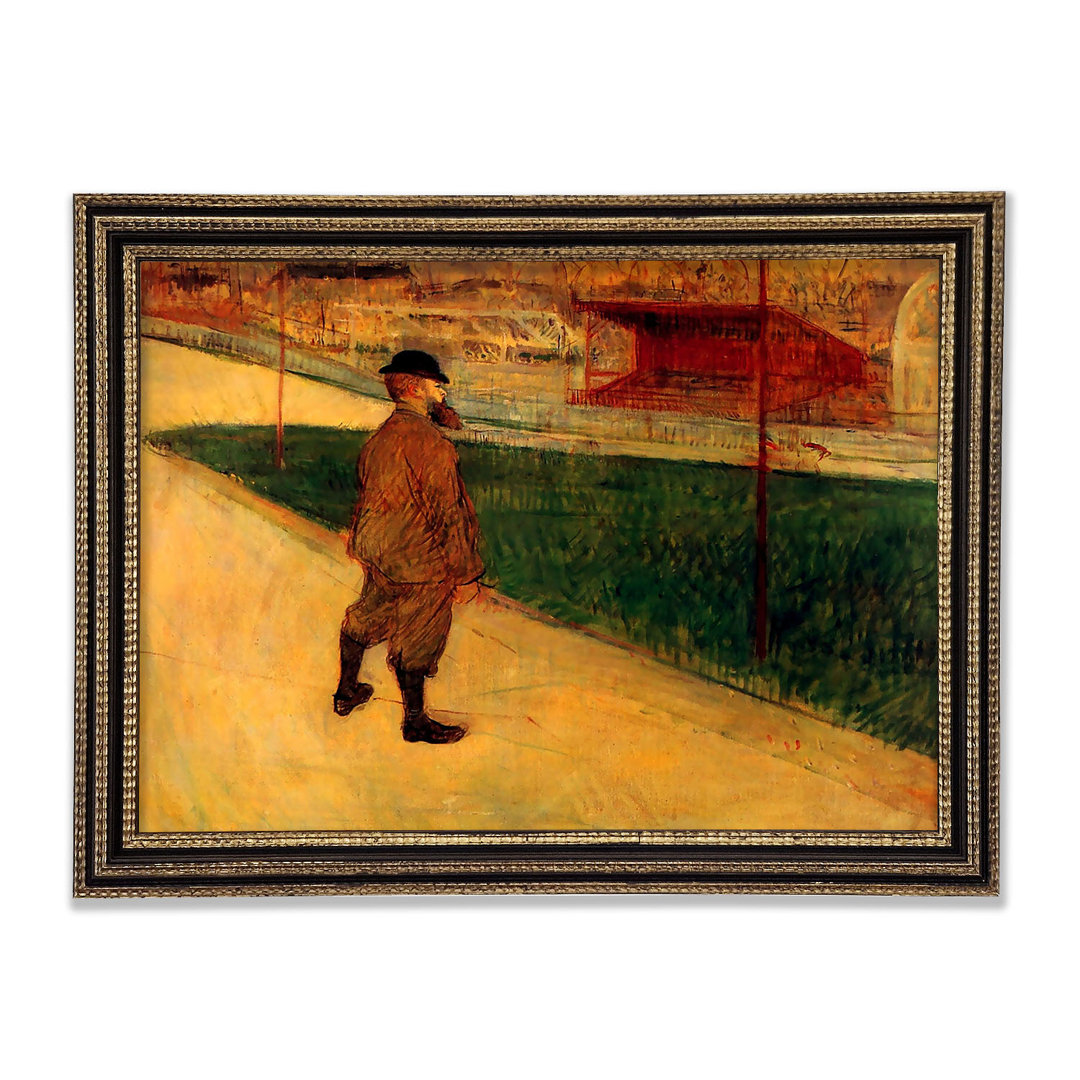 Gerahmtes Leinwandbild Tristan Bernard von Henri De Toulouse-Lautrec